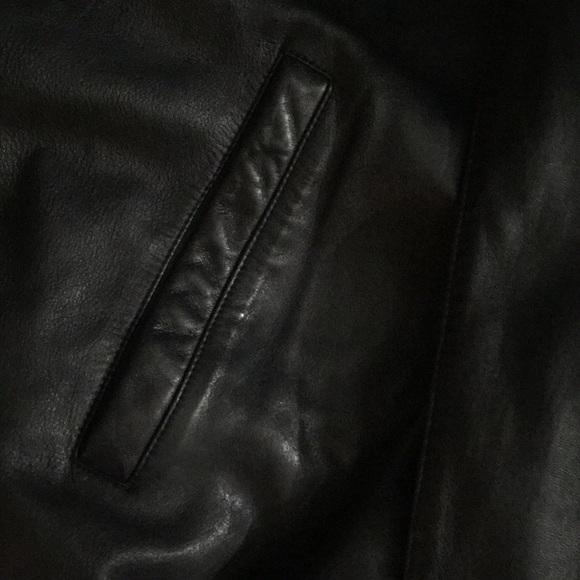 Grammy Commemoration Black Genuine Leather Jacket Size XL - Picture 6 of 6
